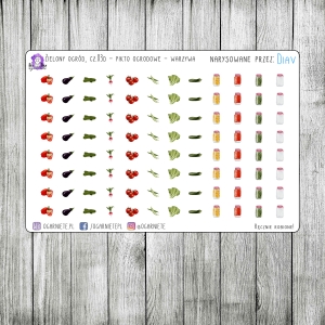 Zielony Ogród, cz.03d - piktogramy ogrodowe, warzywa