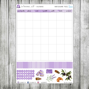 La Provence, cz.07 - kalendarz