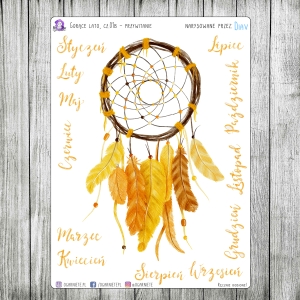 Gorące lato, cz.01b - przywitanie miesiąca (+nazwy miesięcy)