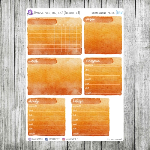 tygodniówka halloween bullet journal
