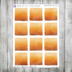 Dyniowe pole, cz.11 - śledziki/kalendarze miesięczne