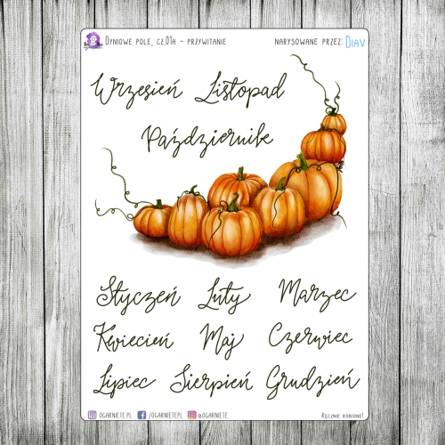 dyniowe przywitanie miesiąca