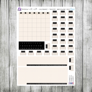 Papierowy v3, cz.09 - kalendarze i trackery
