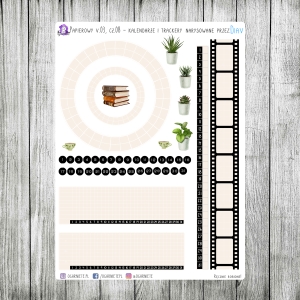 Papierowy v3, cz.08 - kalendarze i trackery