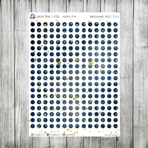 Lunerie Dark, cz.04b - kropki 4mm