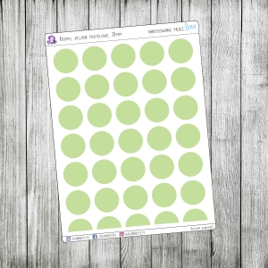 Kropki, jednokolorowe, 20mm