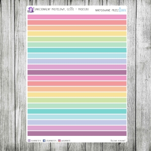 Funkcjonalny pastelowy, cz.03c - paseczki a la washi