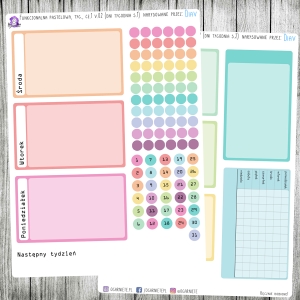 Funkcjonalna pastelowa tyg., cz.01 - dni tygodnia v.02