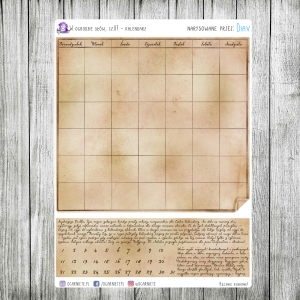 W ogrodzie słów, cz.07 - kalendarz