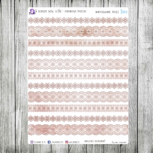 W ogrodzie słów, cz.06d - beżowa koronka