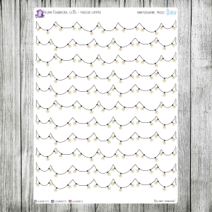 Zielona Książniczka, cz.03j - paseczki z lampkami (FOLIA)