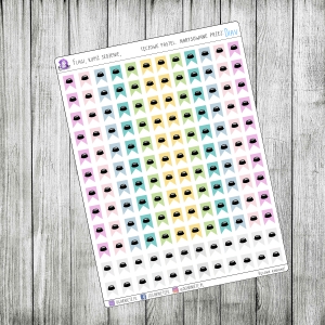 Pielęgnacja Pupila - mini flagi - jedzenie