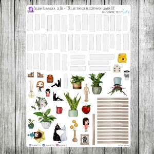 Zielona Książniczka, cz.13b - TBR lub tracker przeczytanych książek DIY