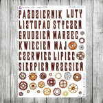 Steampunk, cz.01d - miesiące FOLIA