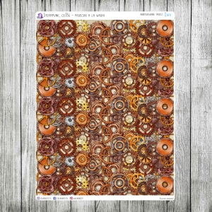 Steampunk, cz.03g - paseczki a la washi