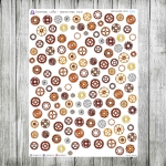 Steampunk, cz.06b - małe zębatki FOLIA