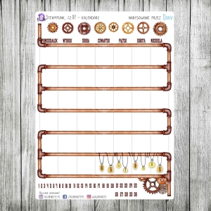 Steampunk, cz.07a - kalendarz