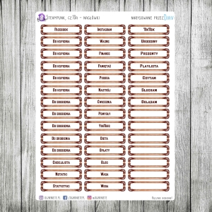 Steampunk, cz.10a - nagłówki v.01