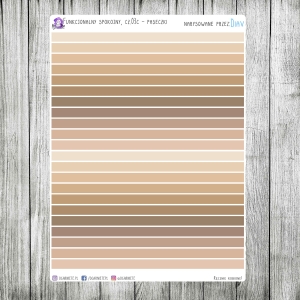 Funkcjonalny spokojny, cz.03c - paseczki a la washi