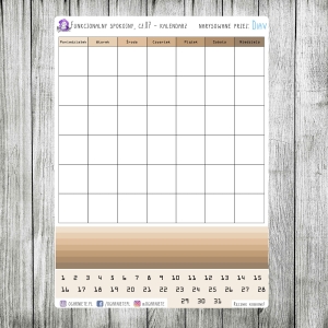 Funkcjonalny spokojny, cz.07 - kalendarz