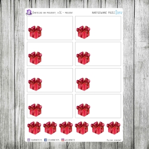 Naklejki na prezenty, v.04 - prezenty