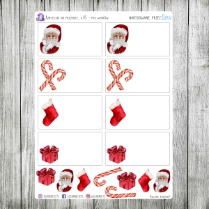 Naklejki na prezenty, v.05 - mix wzorów