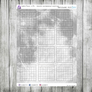 Lunerie Black, cz.11a - pojedyncze trackery miesięczne