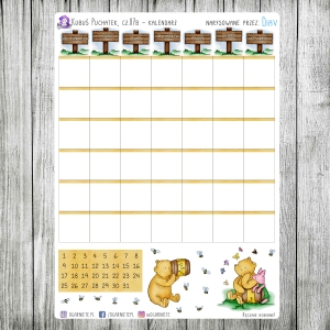 Kubuś Puchatek, cz.07b - kalendarz