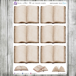 Alicja w Krainie Czarów, cz.08e4 - TBR lub tracker przeczytanych książek