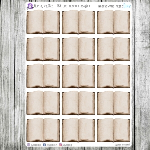 Alicja w Krainie Czarów, cz.08e3 - TBR lub tracker przeczytanych książek