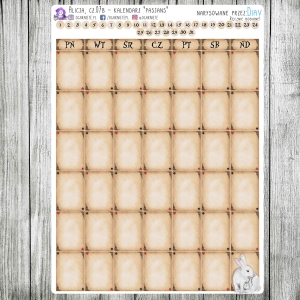 Alicja w Krainie Czarów, cz.07b - kalendarz a la pasjans