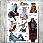 Alicja w Krainie Czarów, cz.06b - postacie (mężczyźni)