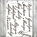 Alicja w Krainie Czarów, cz.01e - nazwy miesięcy (na folii)