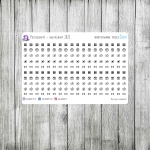 Piktogramy: Instagram 2022 - Arkusz XS