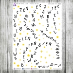 Magiczny Domek, cz.01i2 - miesiące na folii 