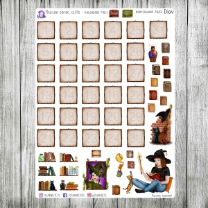 Magiczny Domek, cz.07d - kalendarz z obrazów, mały