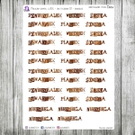 Magiczny Domek, cz.02g - dni tygodnia 02, brązowe