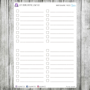 Listy zadań, krótkie, lewe, v.02