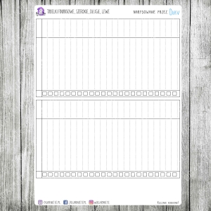 Tabelki finansowe, szerokie, długie, lewe 