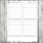 Tabelki finansowe, szerokie, krótkie, lewe