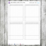 Tabelki finansowe, szerokie, krótkie, prawe