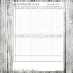 Tabelki finansowe, szerokie, długie, prawe