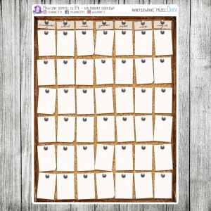 Magiczny Domek, cz.07e - kalendarz korkowy