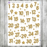 Le Carnaval des Étoiles, cz.02c - numery dni v.01