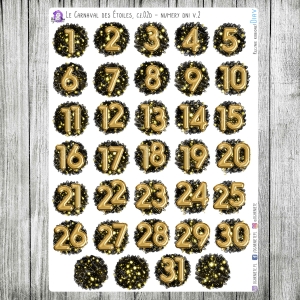 Le Carnaval des Étoiles, cz.02d - numery dni v.02