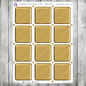 Le Carnaval des Étoiles, cz.03c - karteczki v.03