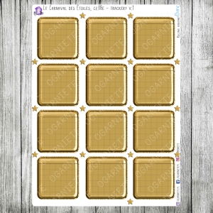 Le Carnaval des Étoiles, cz.08e - trackery miesięczne, złote v.01