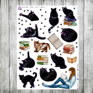 Zaczytana, cz.06b - koty i książki 