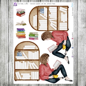 Zaczytana, cz.08c - tracker - mały regał z książkami