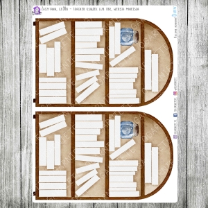 Zaczytana, cz.08b - tracker - średni regał z książkami